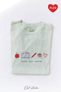 Teach Love Inspire Plus Mineral Graphic Top - Adult & Kids T-Shirts, Sweatshirts & Hoodies apparel design preview 1