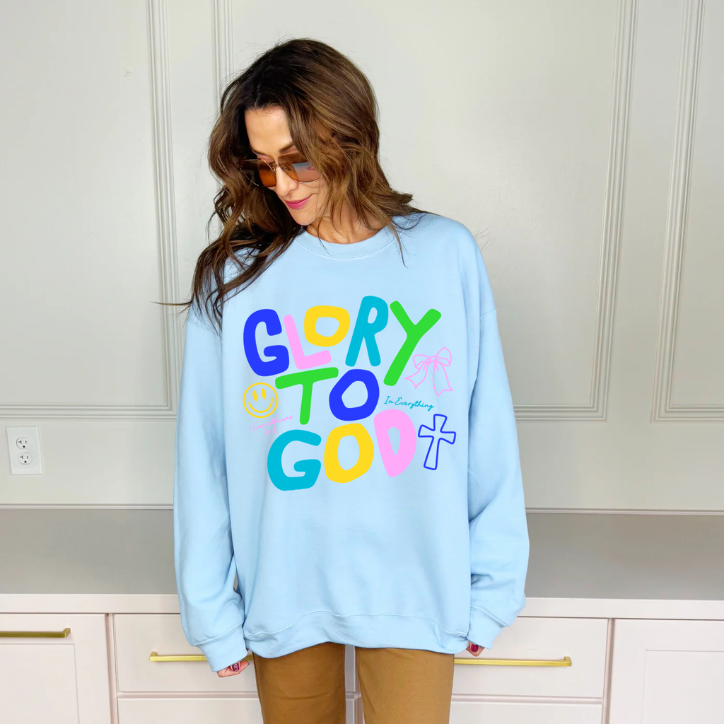 Glory To God - Adult & Kids T-Shirts, Sweatshirts & Hoodies apparel design preview 1