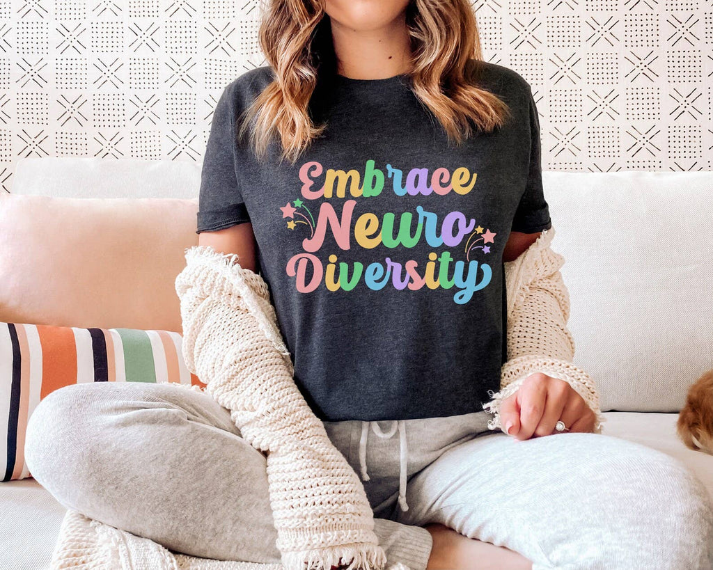 Embrace Neurodiversity - Adult & Kids T-Shirts, Sweatshirts & Hoodies apparel design preview 1