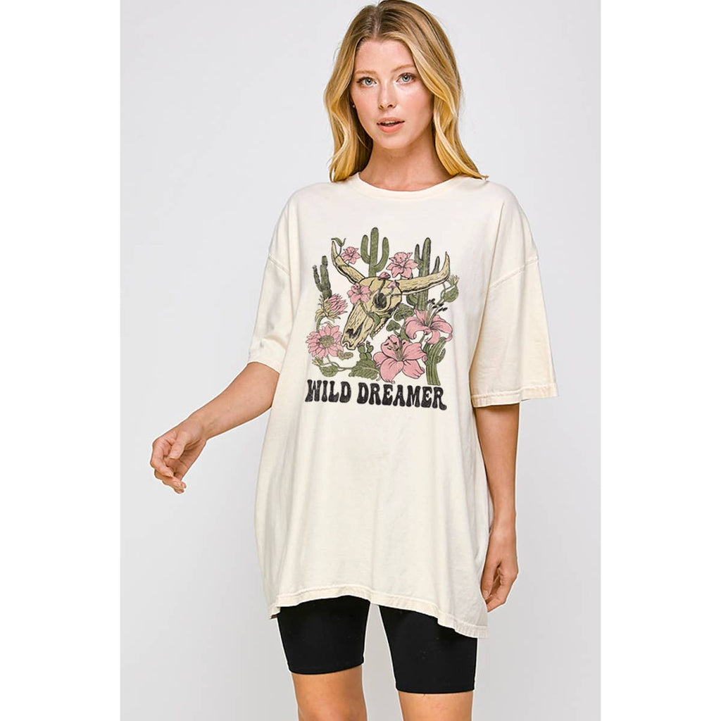 Wild Dreamer Vintage Graphic Oversized - Adult & Kids T-Shirts, Sweatshirts & Hoodies apparel design preview 1