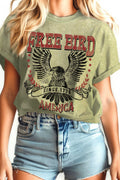 Free Bird America Mineral Graphic - Adult & Kids T-Shirts, Sweatshirts & Hoodies apparel design preview 1