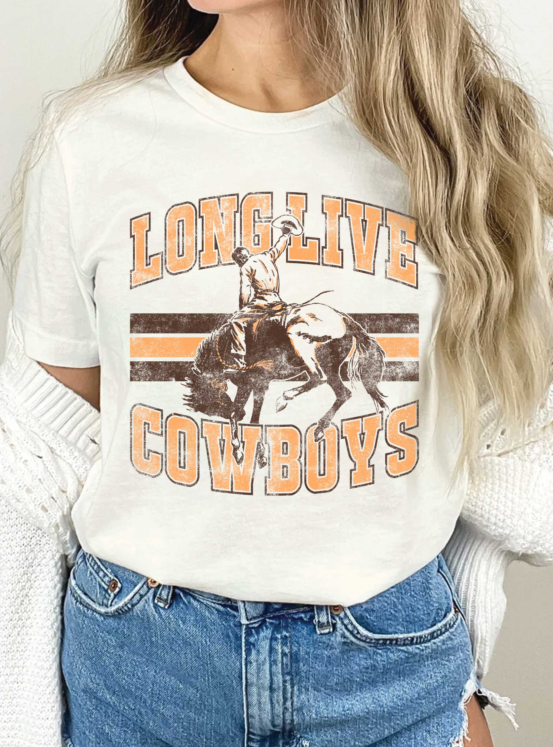 Long Live Cowboys Graphic - Adult & Kids T-Shirts, Sweatshirts & Hoodies apparel design preview 1