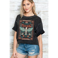 Free Bird Wild West Oversize Mineral Wash T - Adult & Kids T-Shirts, Sweatshirts & Hoodies apparel design preview 1