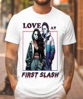 Love At First Slash Michael Myers Halloween For Wome - Adult & Kids T-Shirts, Sweatshirts & Hoodies apparel design preview 1