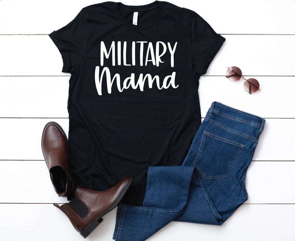 Military Mom - Adult & Kids T-Shirts, Sweatshirts & Hoodies apparel design preview 1