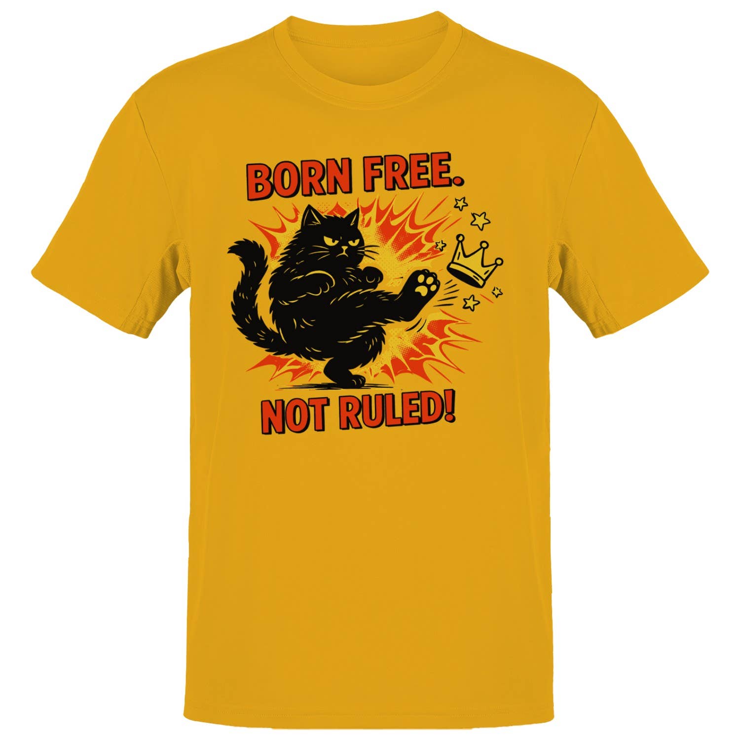 Born Free Not Ruled Men's - Adult & Kids T-Shirts, Sweatshirts & Hoodies apparel design preview 1