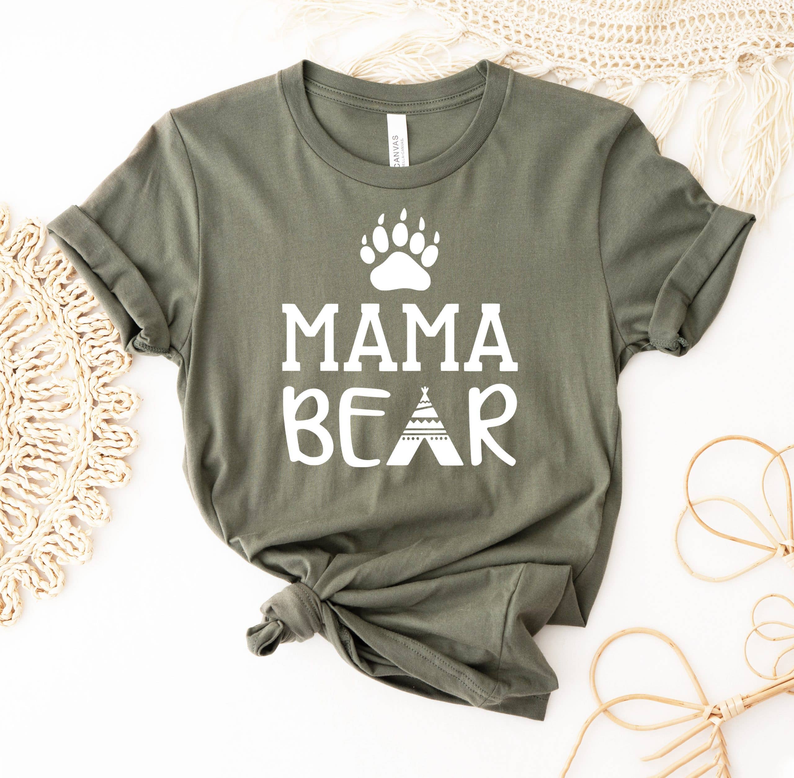 Mama Bear - Adult & Kids T-Shirts, Sweatshirts & Hoodies apparel design preview 1