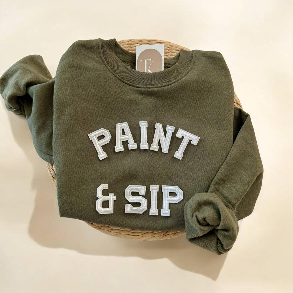 Paint Sip Merch - Adult & Kids T-Shirts, Sweatshirts & Hoodies apparel design preview 1