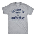 School Is Important But Hockey Importanter Men's - Adult & Kids T-Shirts, Sweatshirts & Hoodies apparel design preview 1
