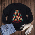 Christmas Tree Merry and Caffeinated - Adult & Kids T-Shirts, Sweatshirts & Hoodies apparel design preview 1