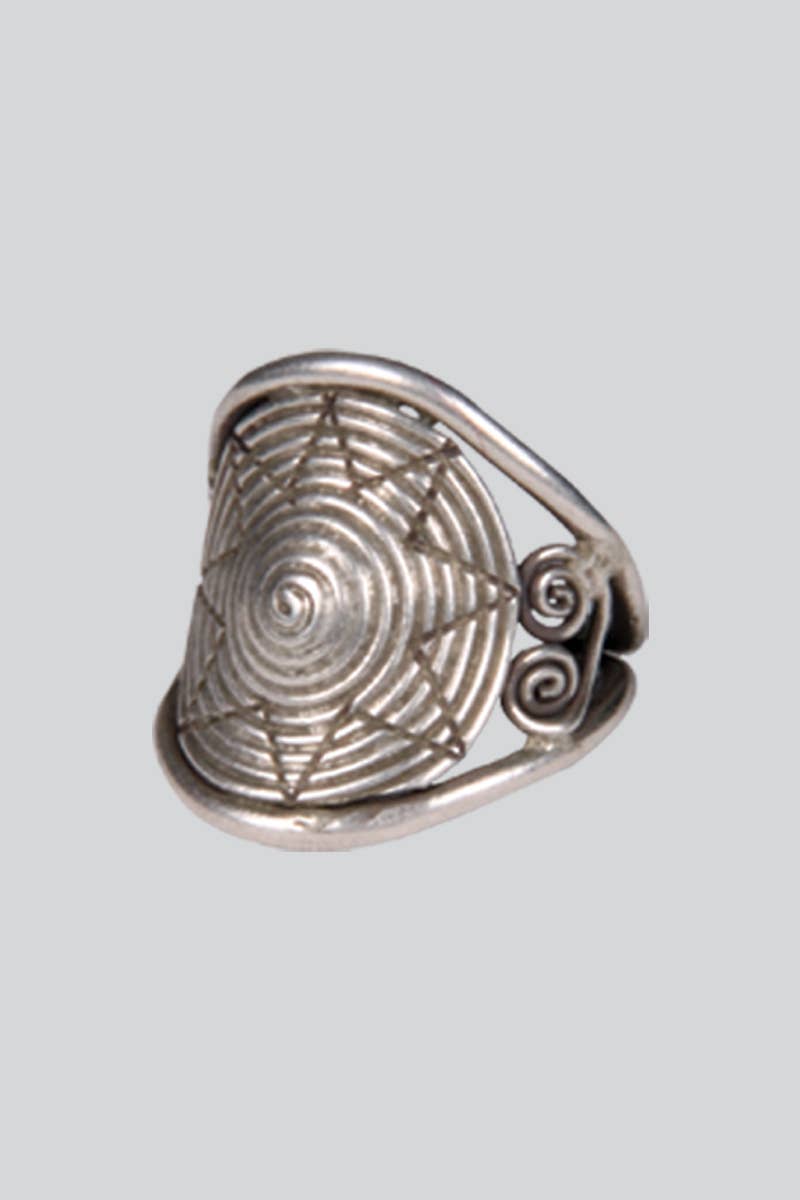 Hill Tribe Silver Adjustable Ring (SR-75) - Adult & Kids T-Shirts, Sweatshirts & Hoodies apparel design preview 1