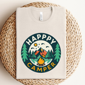 Happy Camper Graphic Teee - Adult & Kids T-Shirts, Sweatshirts & Hoodies apparel design preview 1