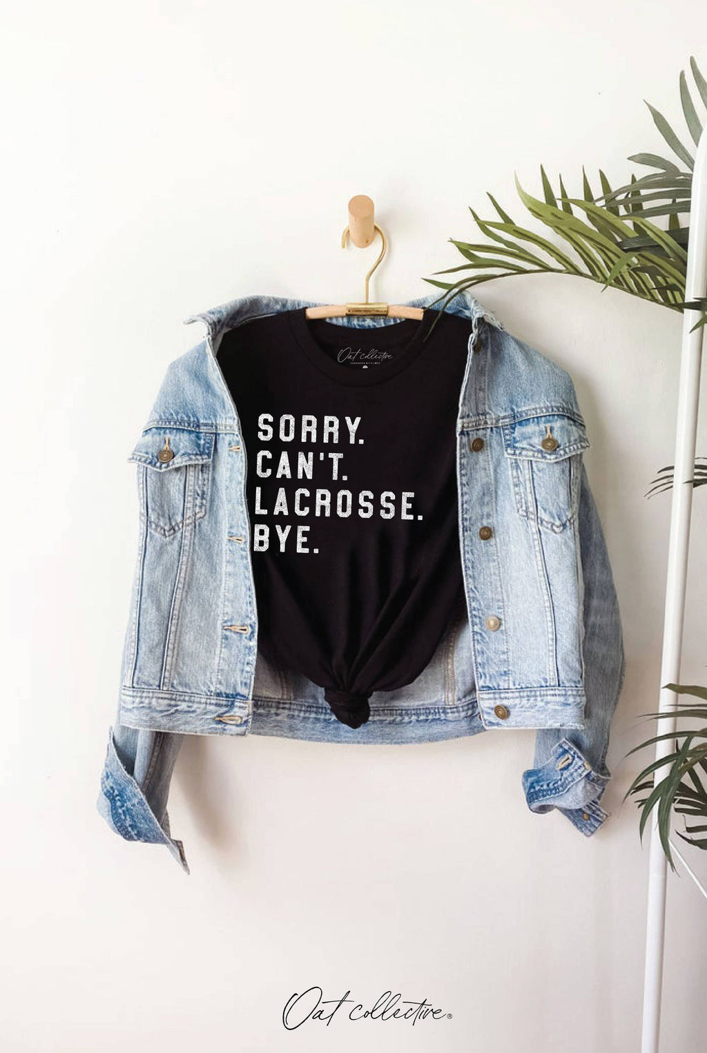 Sorry Can't Lacrosse Bye Graphic - Adult & Kids T-Shirts, Sweatshirts & Hoodies apparel design preview 1
