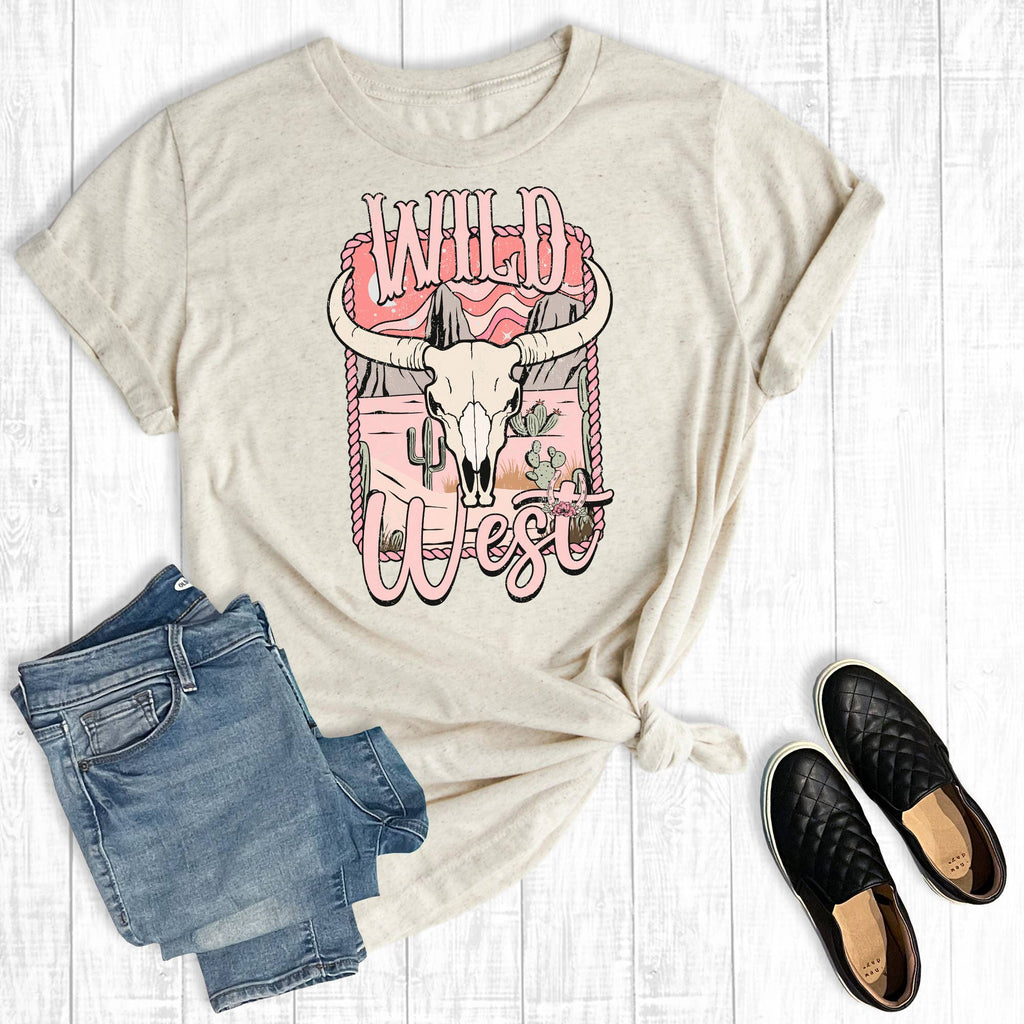 Western Wild West Cowgirls Graphic - Adult & Kids T-Shirts, Sweatshirts & Hoodies apparel design preview 1