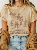 Long Live Cowgirls Graphic - Adult & Kids T-Shirts, Sweatshirts & Hoodies apparel design preview 1