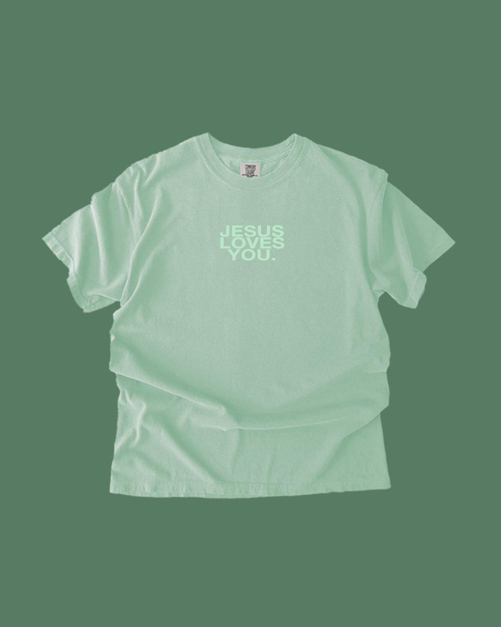 Comfort Colors Logo Washed Mint {Ready To Ship} - Adult & Kids T-Shirts, Sweatshirts & Hoodies apparel design preview 1