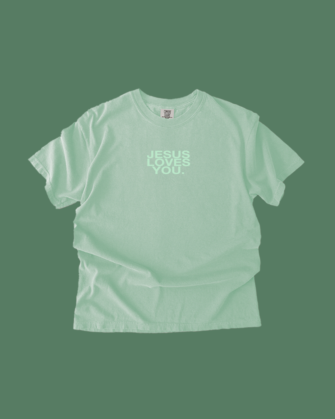 Comfort Colors Logo Washed Mint {Ready To Ship} - Adult & Kids T-Shirts, Sweatshirts & Hoodies apparel design preview 1