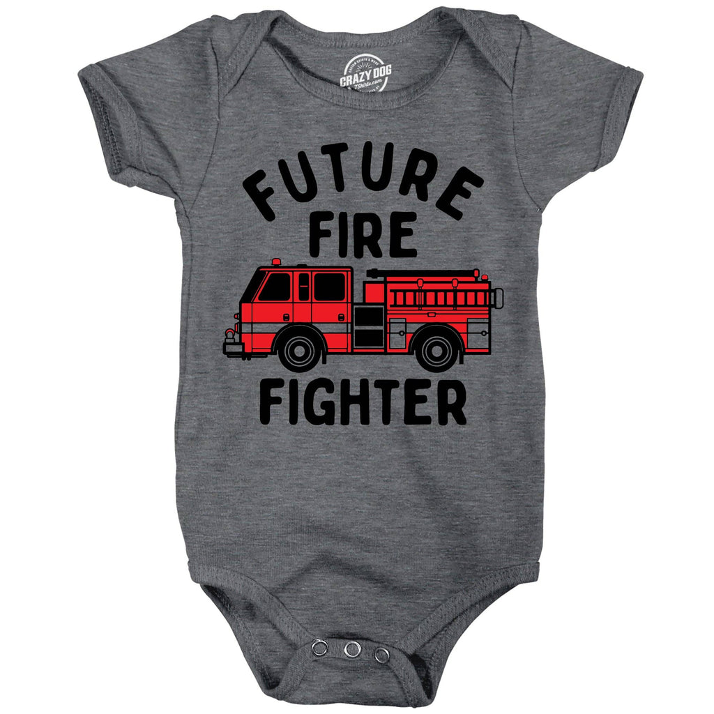 Future Fire Fighter Baby Bodysuit - Adult & Kids T-Shirts, Sweatshirts & Hoodies apparel design preview 1