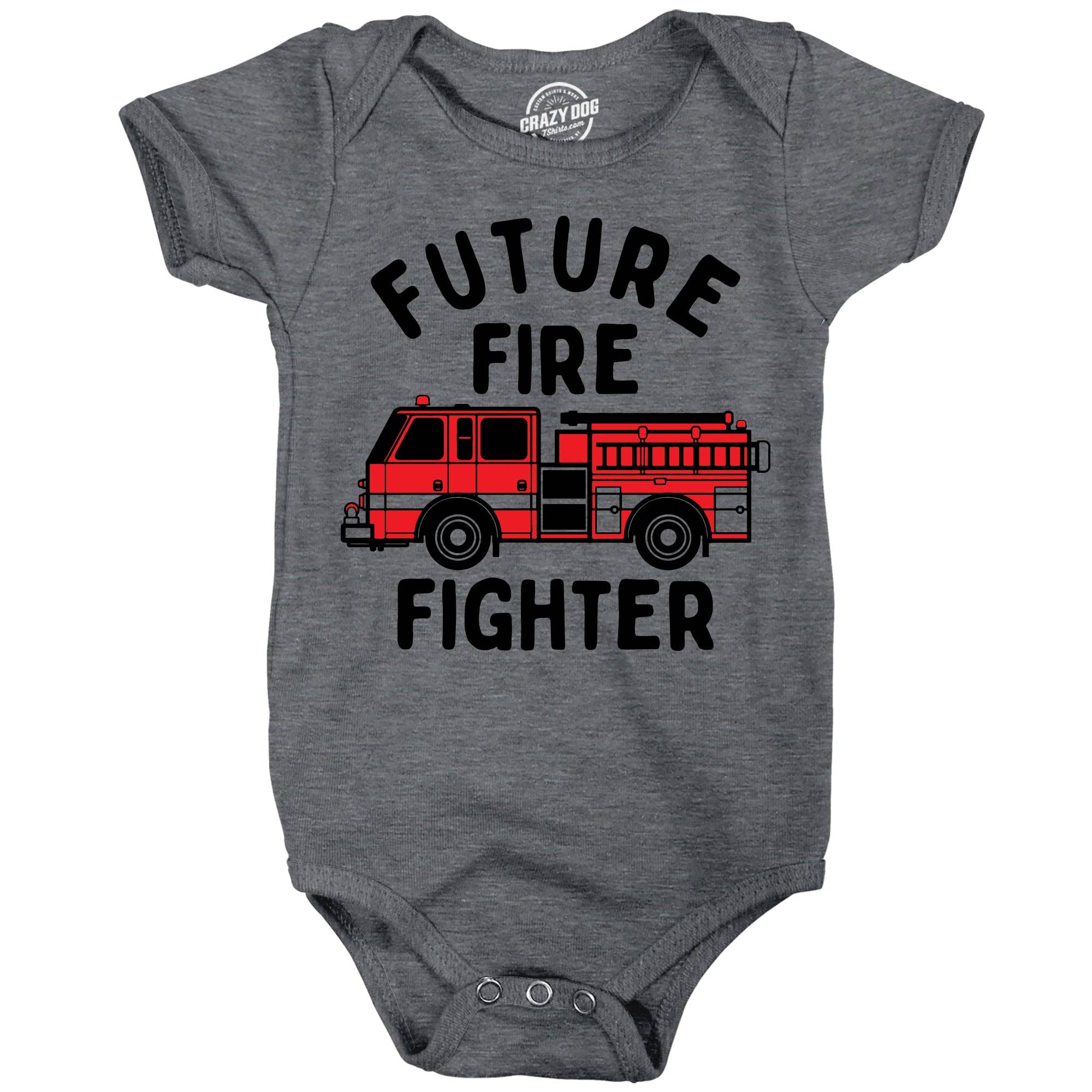 Future Fire Fighter Baby Bodysuit - Adult & Kids T-Shirts, Sweatshirts & Hoodies apparel design preview 1