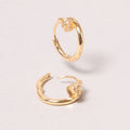 14K Gold-Dipped Knotted Hoop Earring - Adult & Kids T-Shirts, Sweatshirts & Hoodies apparel design preview 1