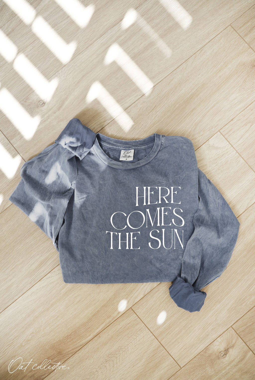 Here Comes the Sun Mineral Washed Graphic - Adult & Kids T-Shirts, Sweatshirts & Hoodies apparel design preview 1