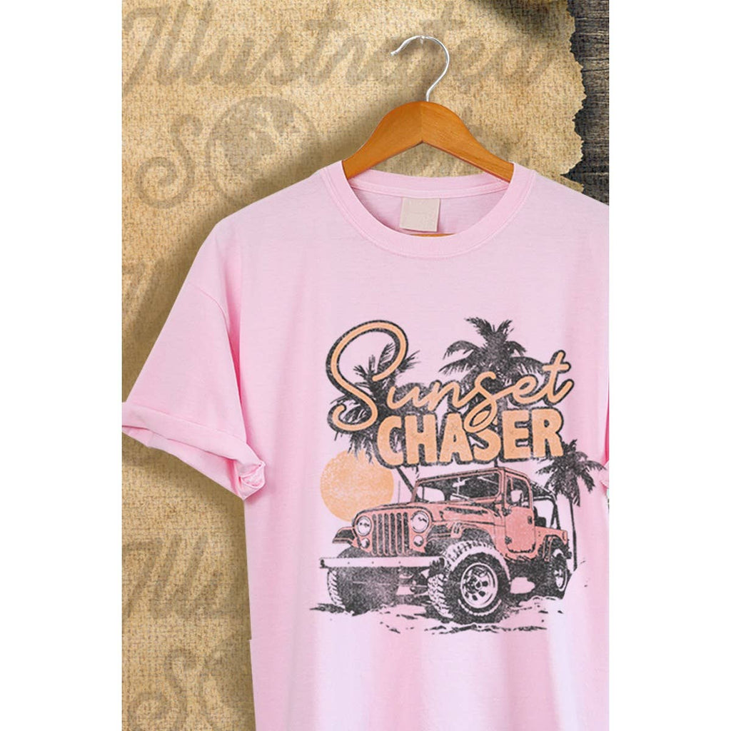 Sunset Chaser Vintage Graphic - Adult & Kids T-Shirts, Sweatshirts & Hoodies apparel design preview 1