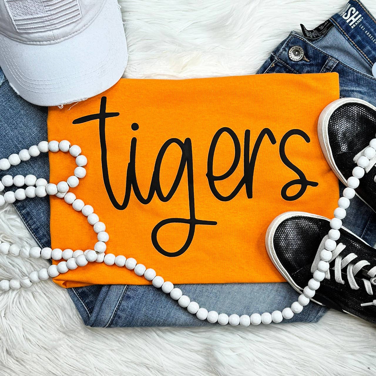 Tigers Black Puff Gold Everyday - Adult & Kids T-Shirts, Sweatshirts & Hoodies apparel design preview 1