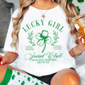 Lucky Girl St. Patrick'S Day Graphic Comfort Colors - Adult & Kids T-Shirts, Sweatshirts & Hoodies apparel design preview 1