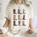 Cowboy Boots, Western, Retro, Vintage, Country, - Adult & Kids T-Shirts, Sweatshirts & Hoodies apparel design preview 1