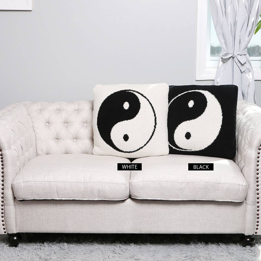 Luxury Soft Yin Yang Print Cushion Cover - Adult & Kids T-Shirts, Sweatshirts & Hoodies apparel design preview 1