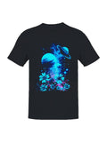 Cosmic Floral Journey Men's - Adult & Kids T-Shirts, Sweatshirts & Hoodies apparel design preview 1