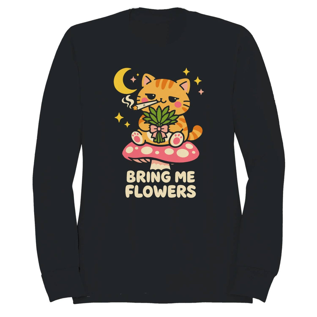 Cute Stoner Cat Men's - Adult & Kids T-Shirts, Sweatshirts & Hoodies apparel design preview 1