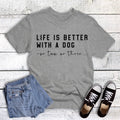 Pets Life Is Better with A Dog Graphic - Adult & Kids T-Shirts, Sweatshirts & Hoodies apparel design preview 1
