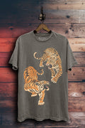 Leopard and Tiger Graphic Top - Adult & Kids T-Shirts, Sweatshirts & Hoodies apparel design preview 1