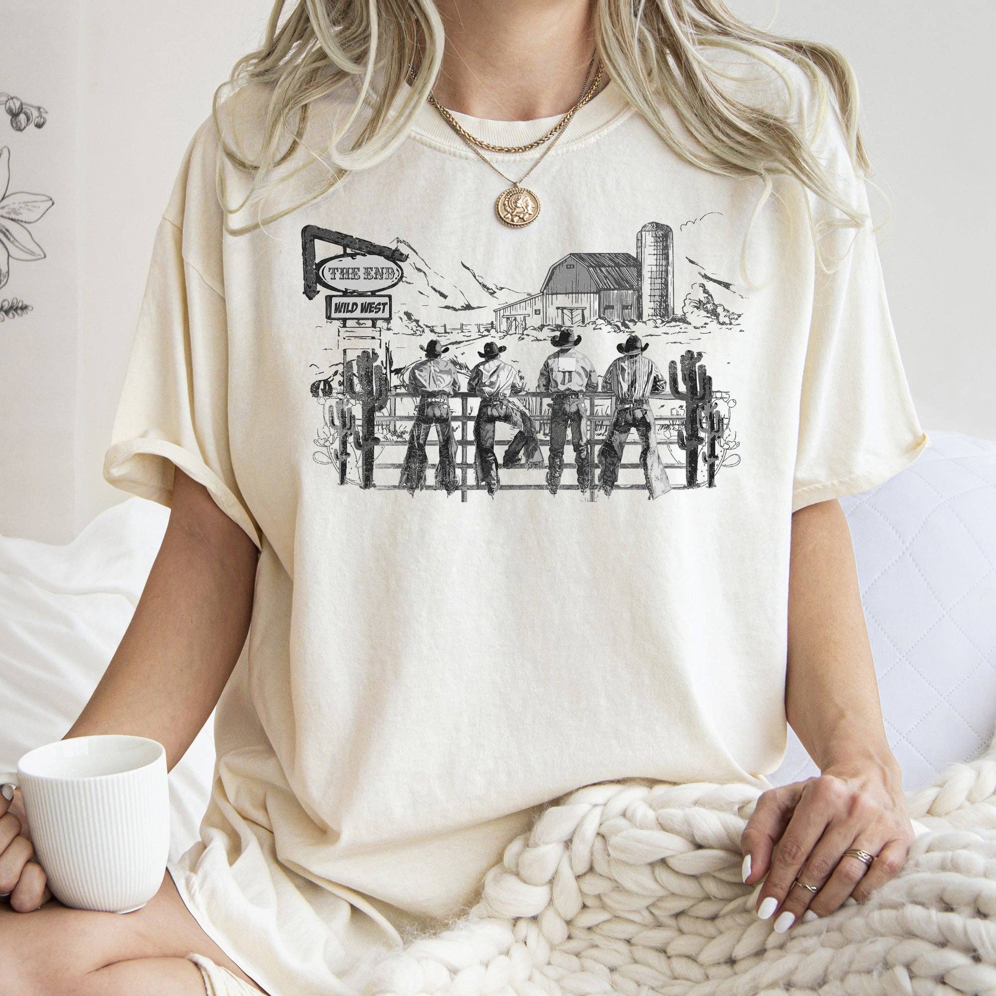 Cowboys, Ranch, Cowgirls, Cute, Western, Country, - Adult & Kids T-Shirts, Sweatshirts & Hoodies apparel design preview 1