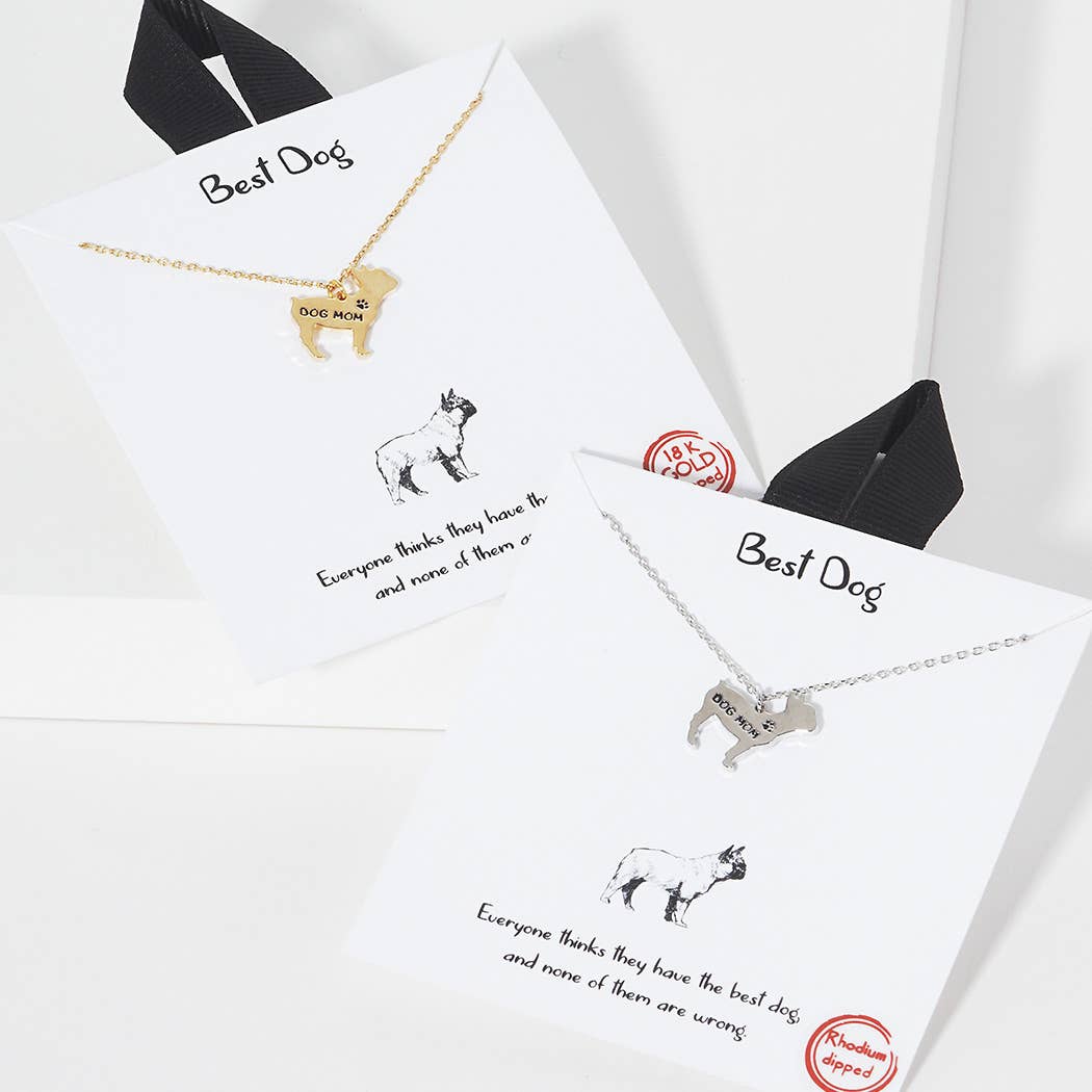 Gold-Dipped Dog Mom Necklace - Adult & Kids T-Shirts, Sweatshirts & Hoodies apparel design preview 1