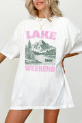 Lake Weekend Vintage Graphic Oversized - Adult & Kids T-Shirts, Sweatshirts & Hoodies apparel design preview 1