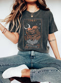The Lovers Celestial Vintage Tarot Card - Adult & Kids T-Shirts, Sweatshirts & Hoodies apparel design preview 1
