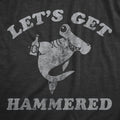Lets Get Hammered Shark Men's - Adult & Kids T-Shirts, Sweatshirts & Hoodies apparel design preview 1