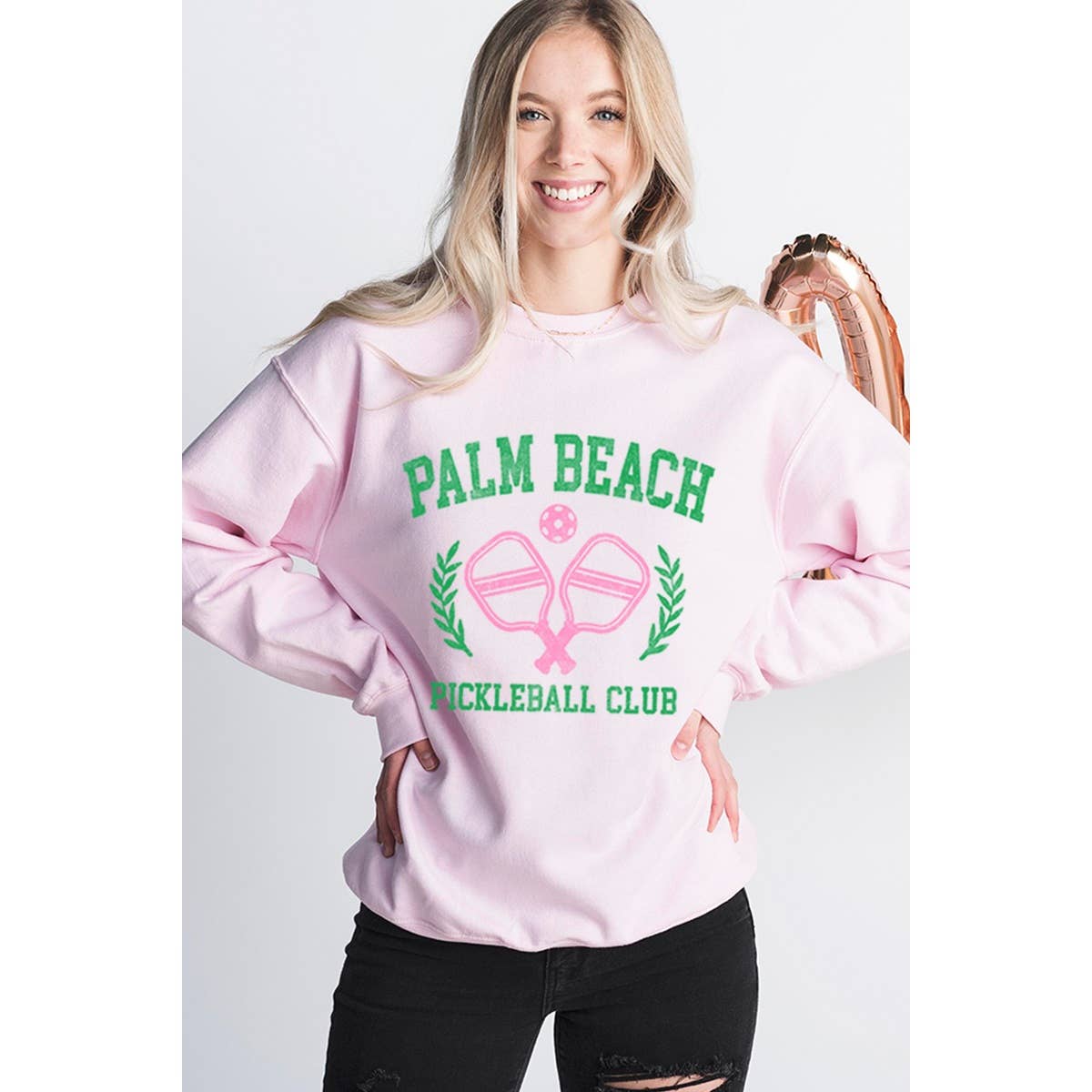 Palm Beach Pickleball Club Graphic - Adult & Kids T-Shirts, Sweatshirts & Hoodies apparel design preview 1