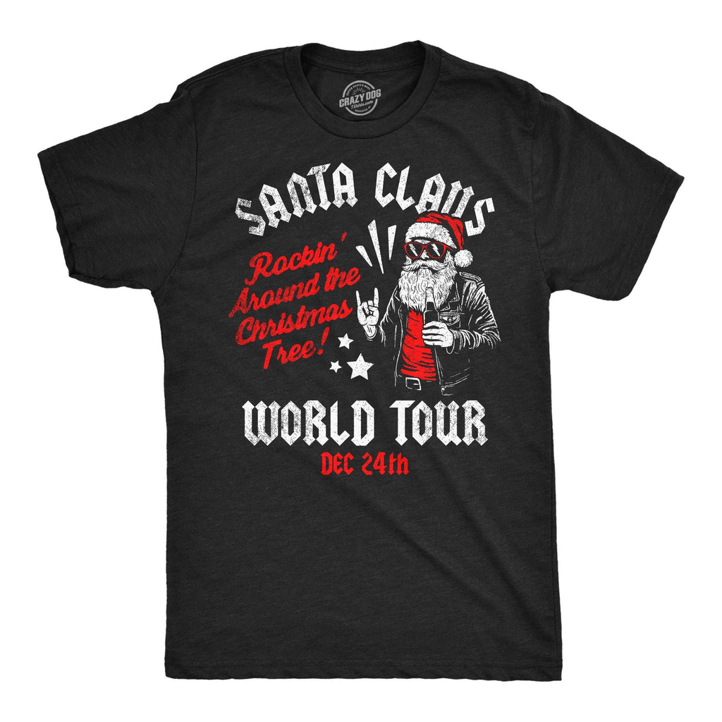 Santa Claus World Tour Men's - Adult & Kids T-Shirts, Sweatshirts & Hoodies apparel design preview 1