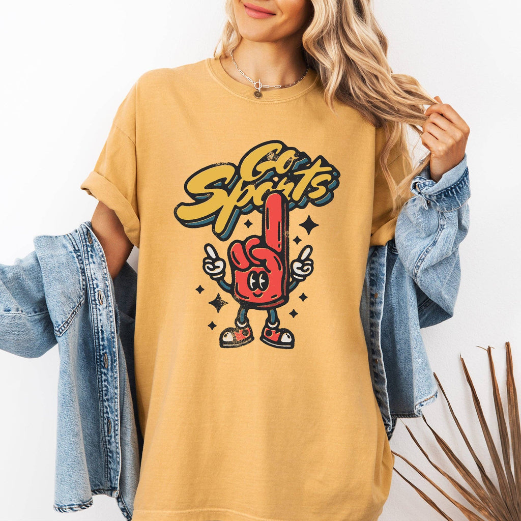 Go Sports, Foam Finger Football Baseball Basketball - Adult & Kids T-Shirts, Sweatshirts & Hoodies apparel design preview 1