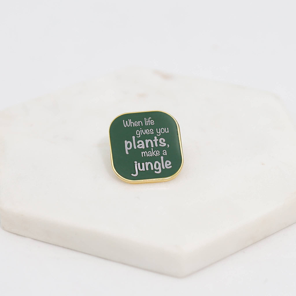 Jungle Plants Enamel Pin - Adult & Kids T-Shirts, Sweatshirts & Hoodies apparel design preview 1