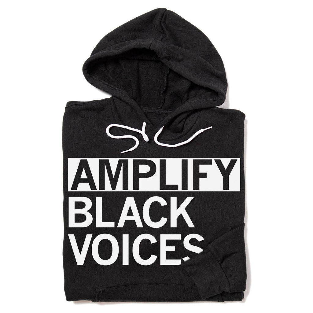 Amplify Black Voices - Adult & Kids T-Shirts, Sweatshirts & Hoodies apparel design preview 1