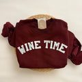 Wine Time Funny - Adult & Kids T-Shirts, Sweatshirts & Hoodies apparel design preview 1