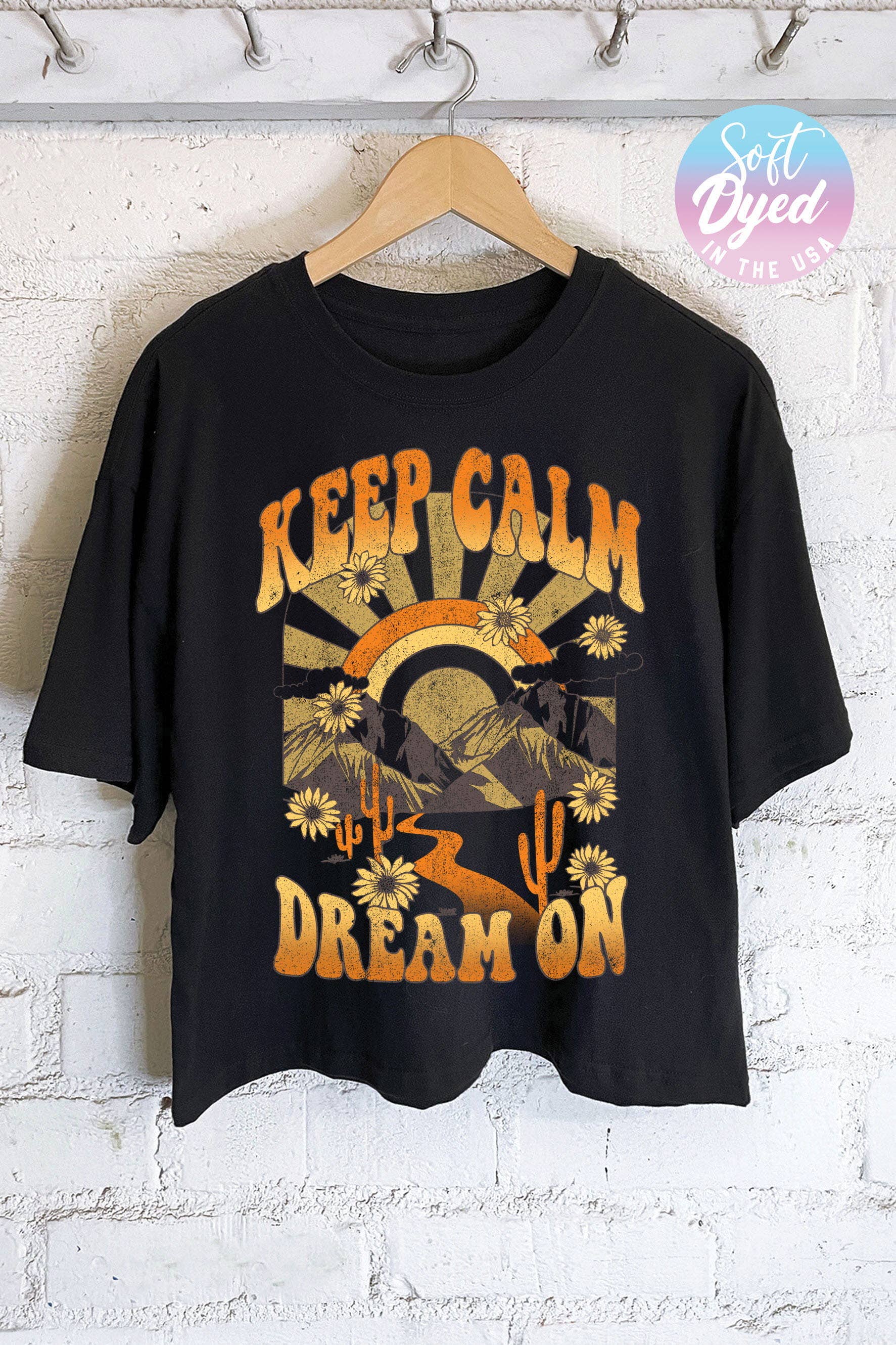 Keep Calm Dream On - Adult & Kids T-Shirts, Sweatshirts & Hoodies apparel design preview 1