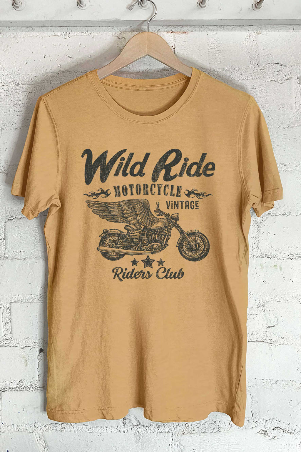Wild Ride Motorcycle Graphic - Adult & Kids T-Shirts, Sweatshirts & Hoodies apparel design preview 1