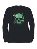 Floral Skull Grunge Art Men's - Adult & Kids T-Shirts, Sweatshirts & Hoodies apparel design preview 1