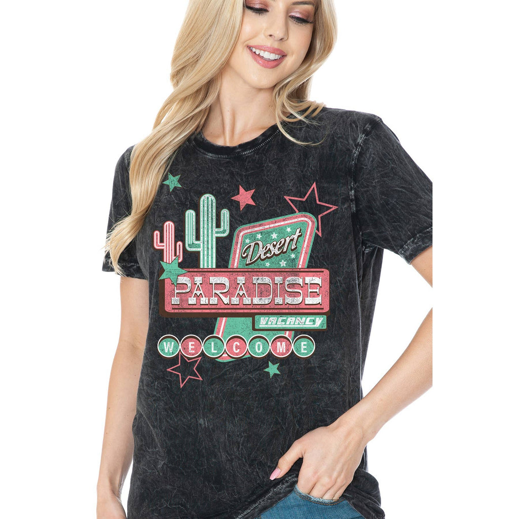Paradise Desert Vintage Mineral Wash - Adult & Kids T-Shirts, Sweatshirts & Hoodies apparel design preview 1