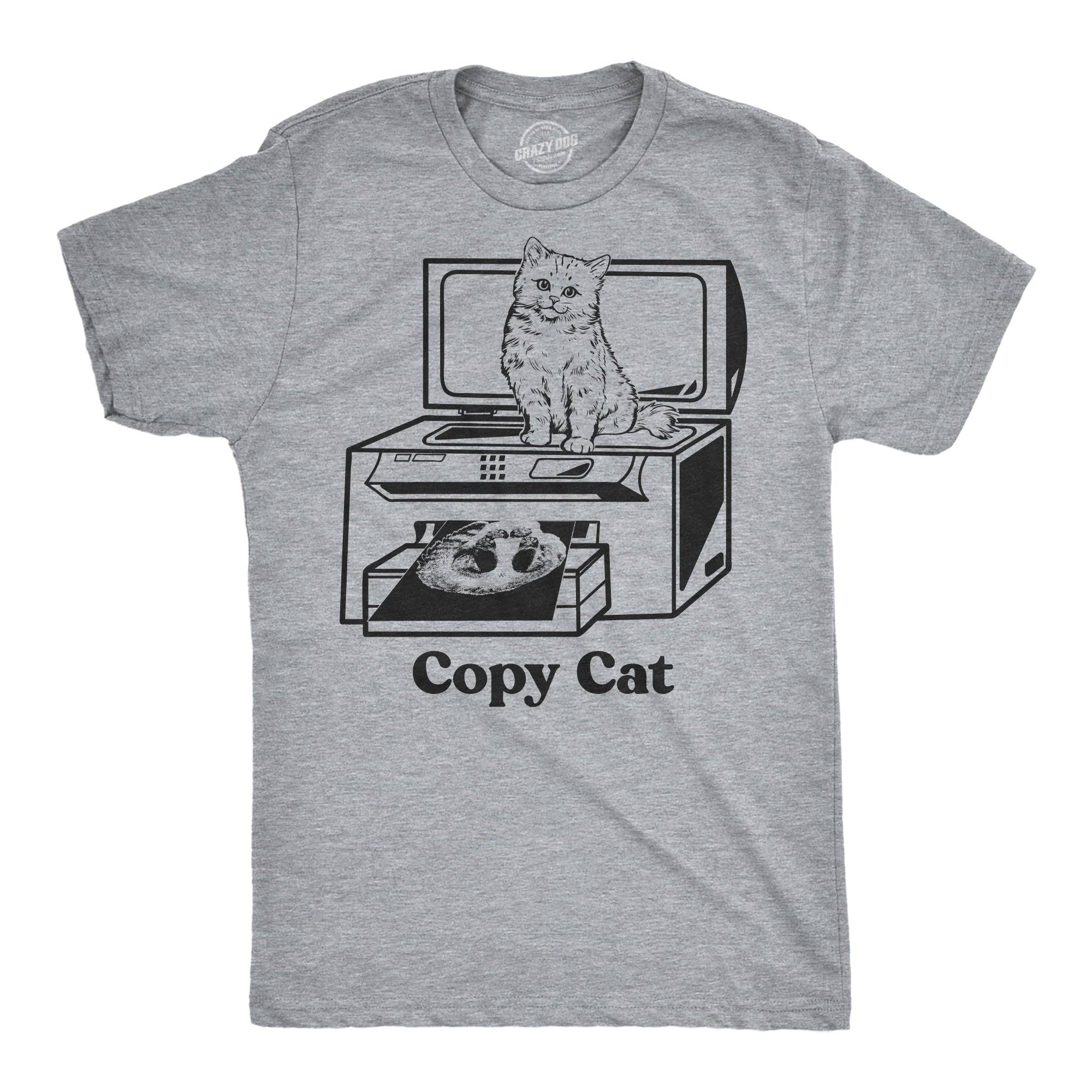 Copy Cat Men's - Adult & Kids T-Shirts, Sweatshirts & Hoodies apparel design preview 1